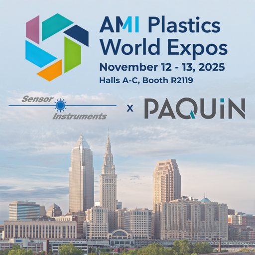 Paquin and Sensor Instruments Showcasing 2025 AMI Plastics World Expos in Cleveland, OH