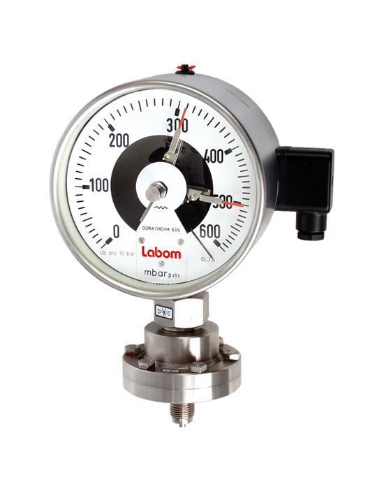 P173 BE2 Absolute Pressure Gauge (-14 PSI to 362 PSI) with Integrated Pressure Switch