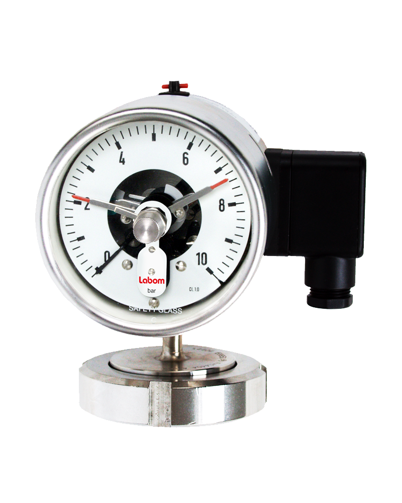 Mechanical Pressure Switches with Diaphragm Seals & Adaptors with Visual Display