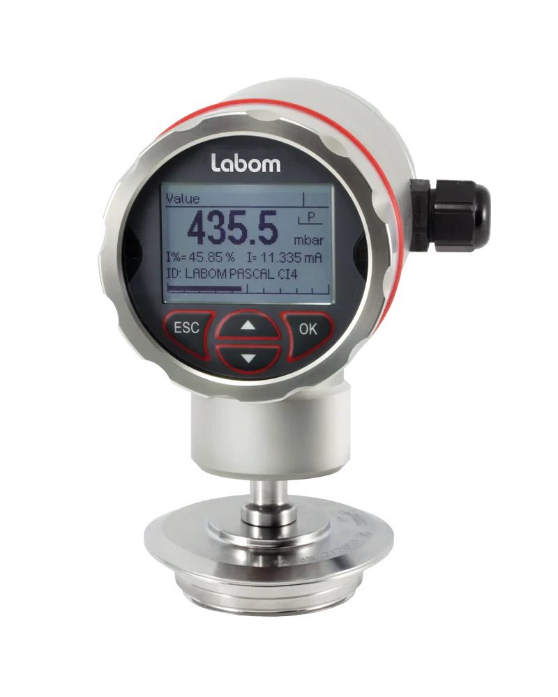 Pressure Transmitters with Visual Display [Sanitary, Hygienic]
