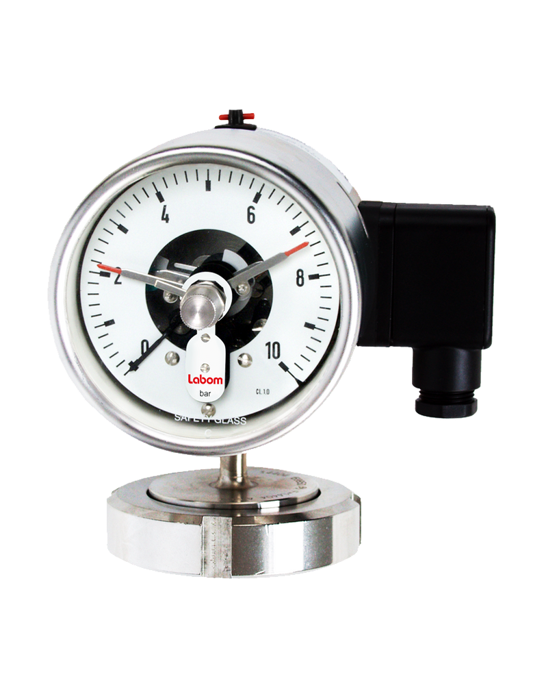 P171 Bourdon Tube Visual Pressure Gauge with Integrated Mechanical Vac