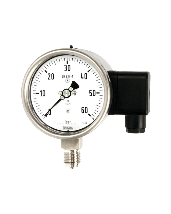 P146 NS 100/160 Mechanical Gauge with Integrated Pressure Transnmitter