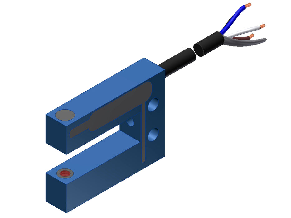 FIA-C-08-... Fork Light Barrier with Integrated Amplifier