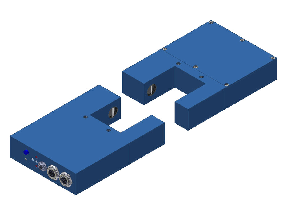 L-LAS-TB-F-(8)-40/40-MS Laser Transmitted Light Line Sensor (Master/Slave)