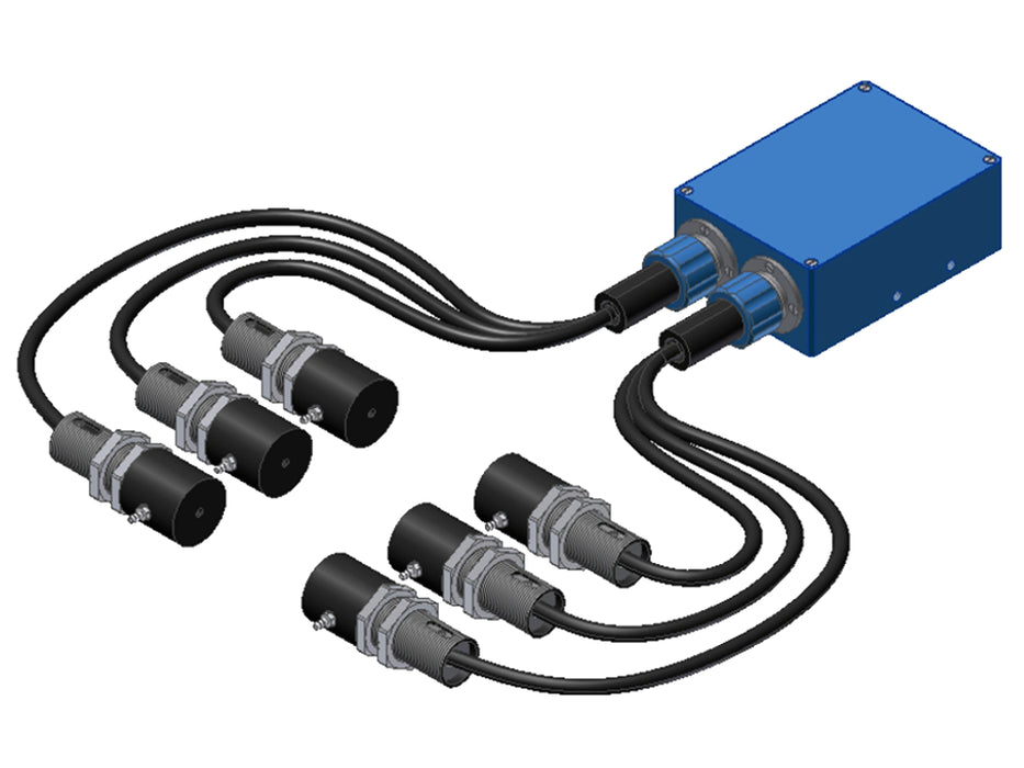 SI-JET2-CON3 + R3-M-A...-3X Spray Jet Monitoring System