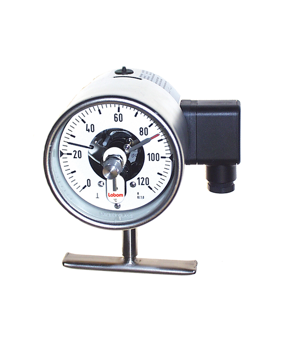 P163 FU Pipe Clip-On Temperature Switch with Integrated Visual Gauge